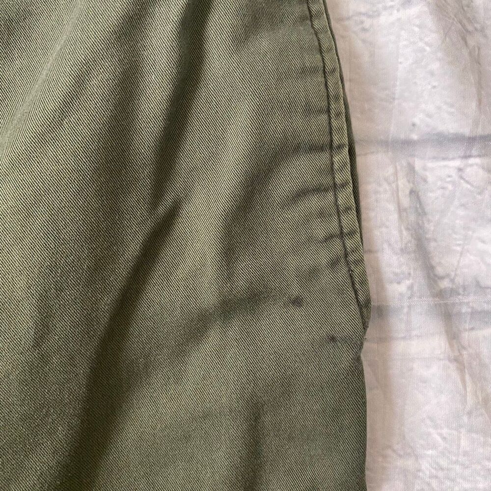 Puritan men XL cotton blend pull on casual chino pants olive green - Picture 9 of 14